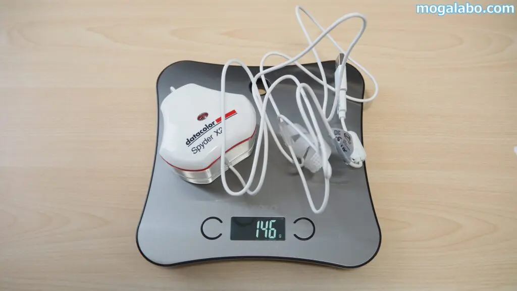 実測で146g