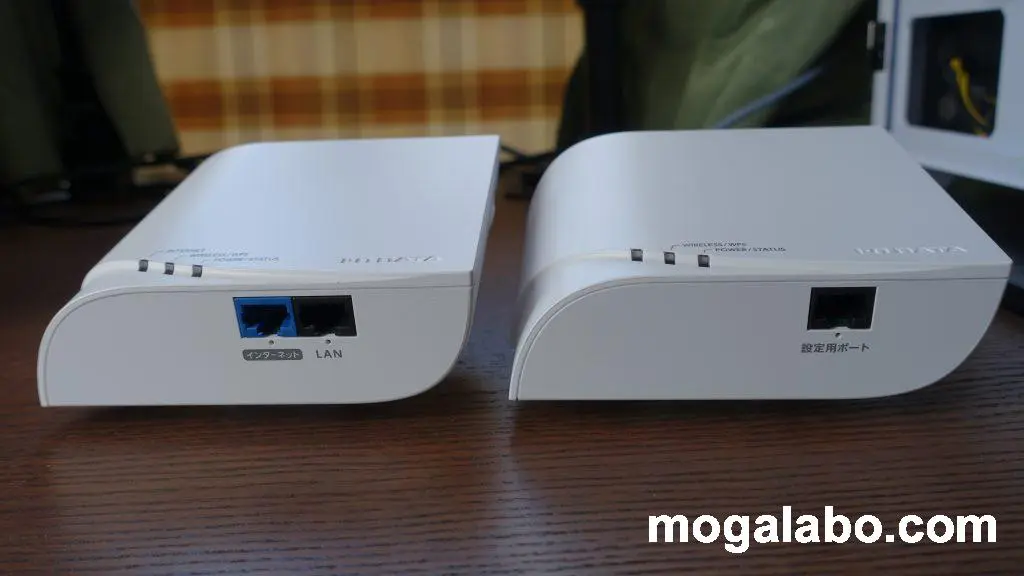 インターネットポートとLANポートと設定用ポート