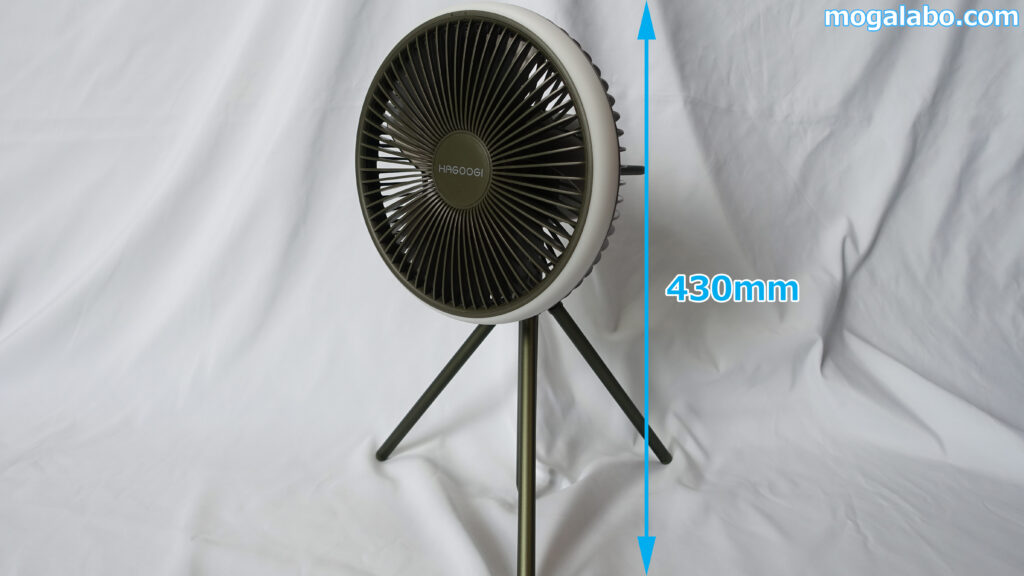 高さは430mm