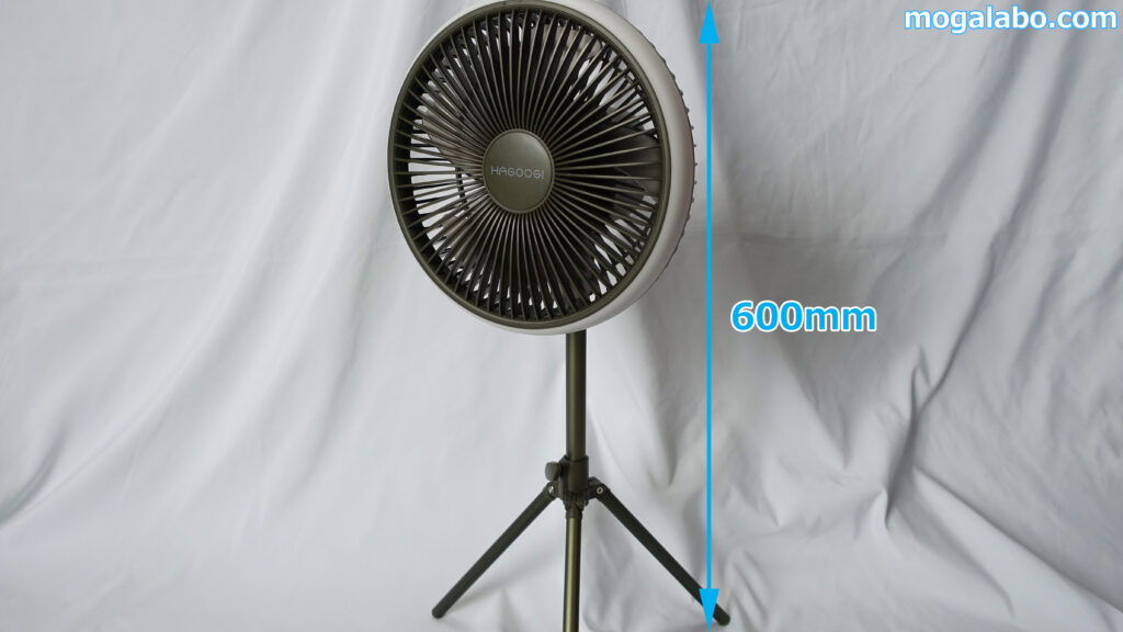 高さは600mm