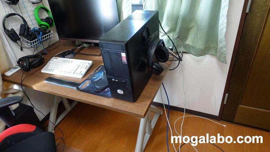 作業スペースが狭い